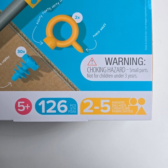 NWT MAKEDO Discover + Tool case kit cardboard construction Montessori creativity - Picture 4 of 11